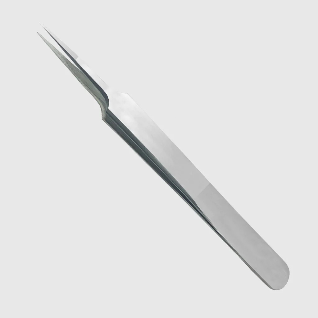 5A-Straight Silver Tweezers
